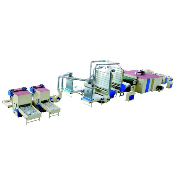 6000GSM Soft Glue Free Wadding Production Line 300kg H