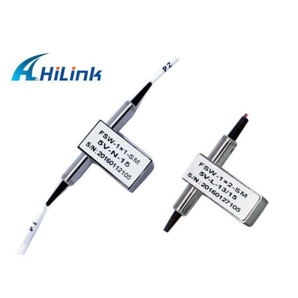 FC Connectors Micro Fiber 1x2 Mechanical Optical Switch SMF For System Monitoring