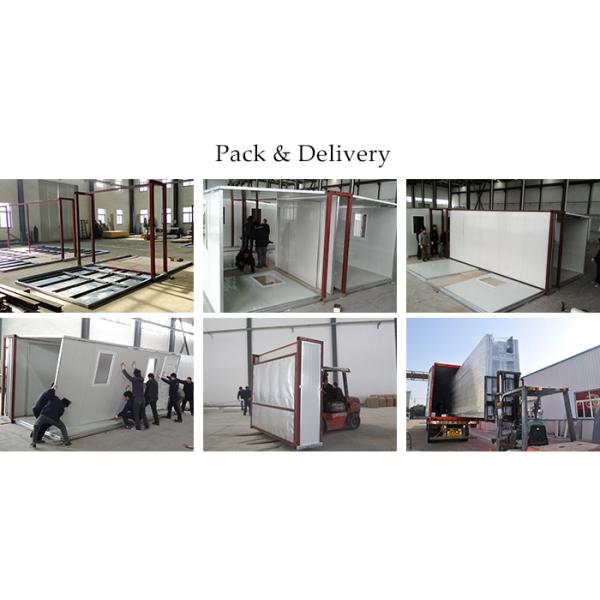 Folding Container House Small Bungalow Homes With Light Steel Frame Foldabe House Modular House