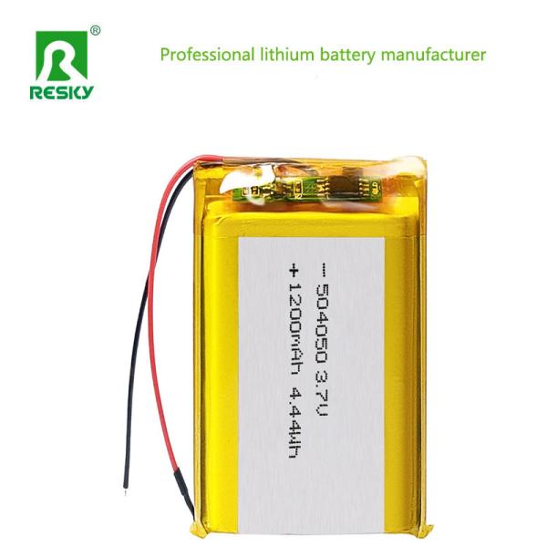 Lithium Ion Rechargeable Batteries 504050 3.7v 1200mAh 4.44wh Lithium Battery Pack For Smart Bracelets