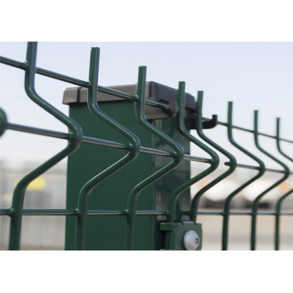 Wire Mesh Fence Panels Coated Blue and Dark Green With Powder Coated 2230mm x 2500mm