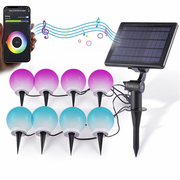 China Smart RGB Solar Landscape Lights wholesale