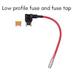 Low Profile 10.9mm Zinc Alloy Mini Blade Fuse Rated 32VDC 58VDC 60VDC 15A Blue For Automotive Passenger Car