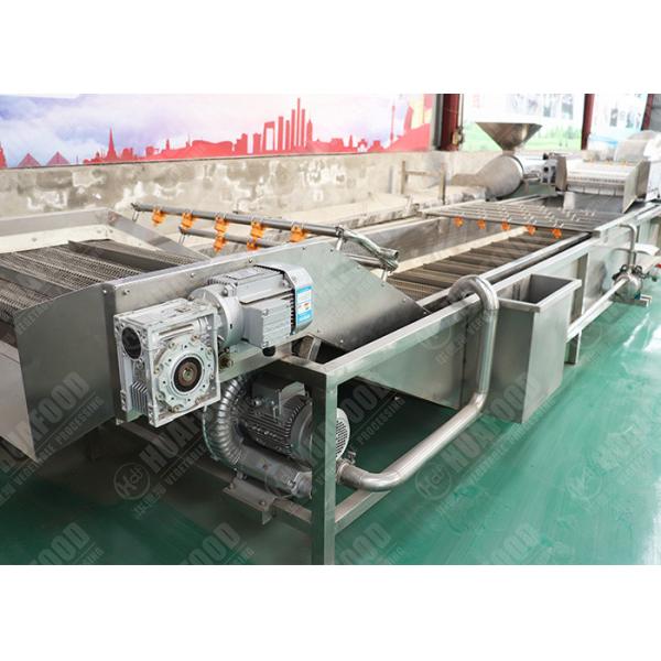 High Pressure Brush Potato Washing Machine , Fruit And Vegetable Cleaner Machine