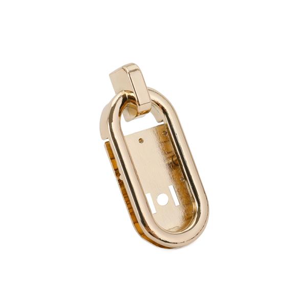 Long Oval Ring Metal Bag Locks Handbag Hardware Accessories