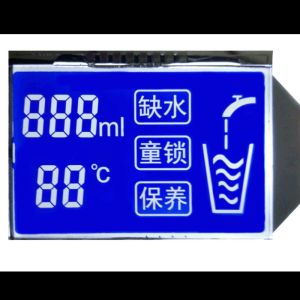 China 1.9 Inch STN Blue LCD Display with 128x64 Resolution 30PIN FPC 8 Bit Parallel Interface for Easy Integration wholesale