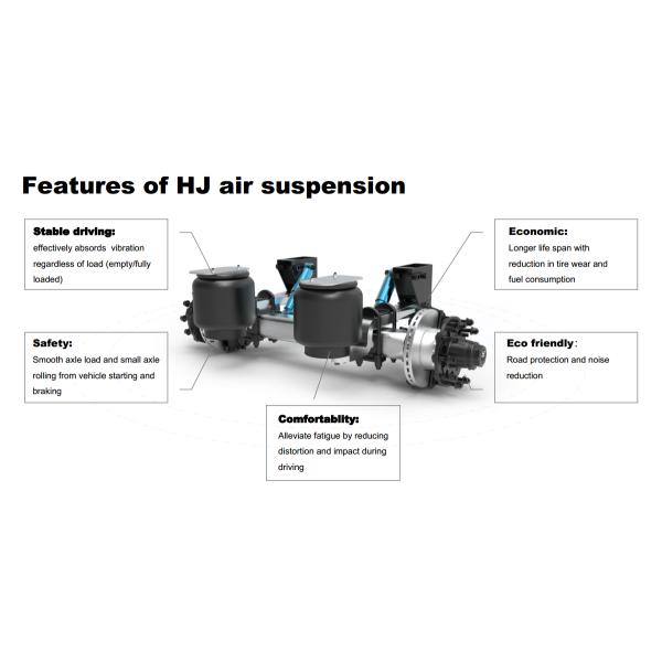 ISO9001 General Europe Type Air Suspension Parts 10T Eco Drum Brake
