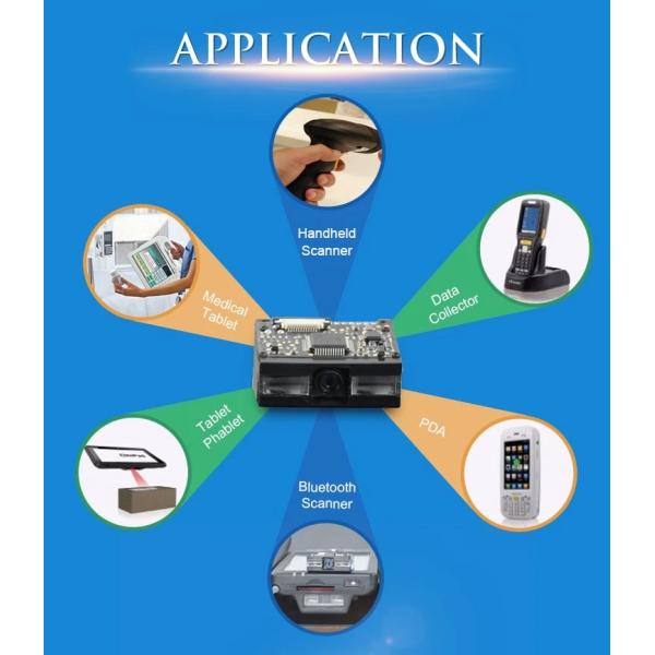 150MA Raspberry Pi Barcode Scanner Module Fast Response Built in Android Tablet