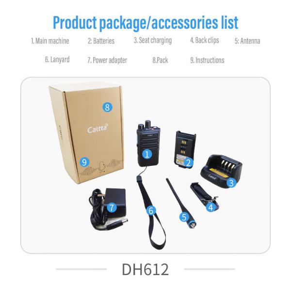Caltta DH612 Professional Digital Walkie Talkie