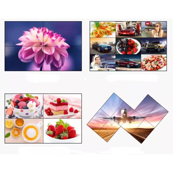 1.8mm 4k Video Wall Full Hd 55 Inch High Definition Clear Image Low Maintenance