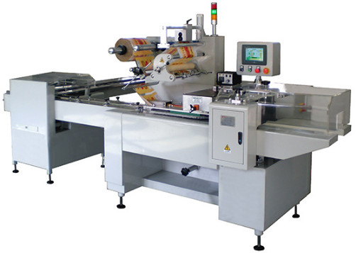 China Commercial Food Packaging Machine , Flow Packing Machine Without Tray 220v wholesale