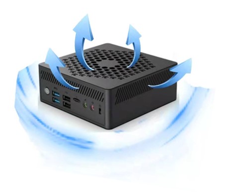 WIFi 6 Fanless Mini PC Intel Jasper Lake AC8 6005 CPU AC8 Innovative Honeycomb