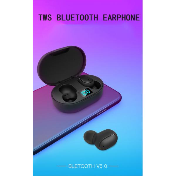 2020 New Mini Headphones Waterproof Sport Bluetooth 5.0 LCD Power Display Wireless Earphone