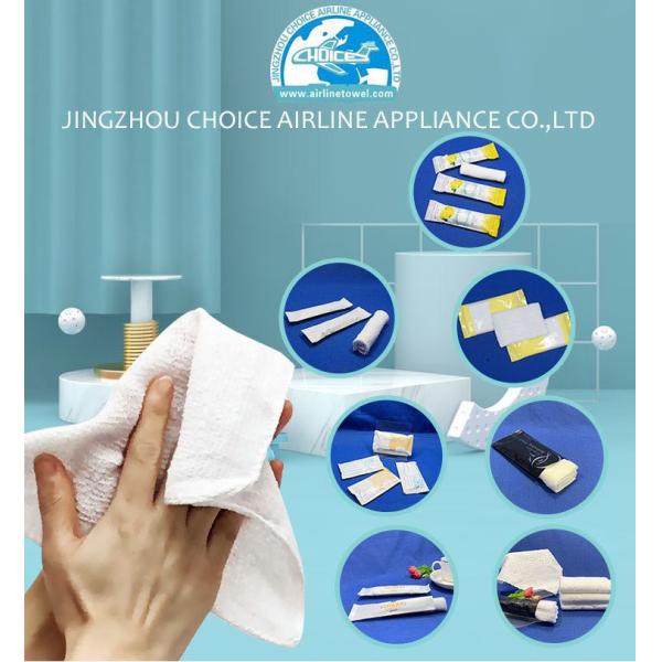 Folded Overlock Scented Cotton Refreshing Wet Towel