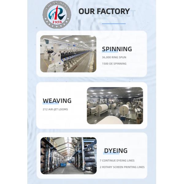 Drill 100% Cotton Fabric For Hospital Uniform Width 57/58 Inches