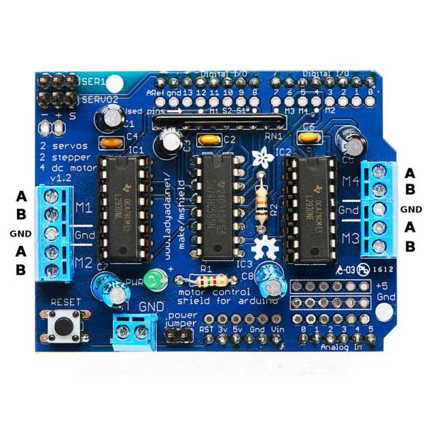 L293D Motor Shield for Arduino Control Module DC Stepper Motor Driver Expansion Board