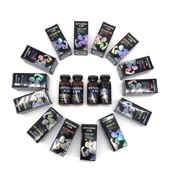 Regular size Custom Adhesive Holographic Logo 10ml Vial Label Sticker