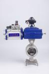 Fatigue Resistant DN250 Pneumatic Actuator Segment Ball Valve
