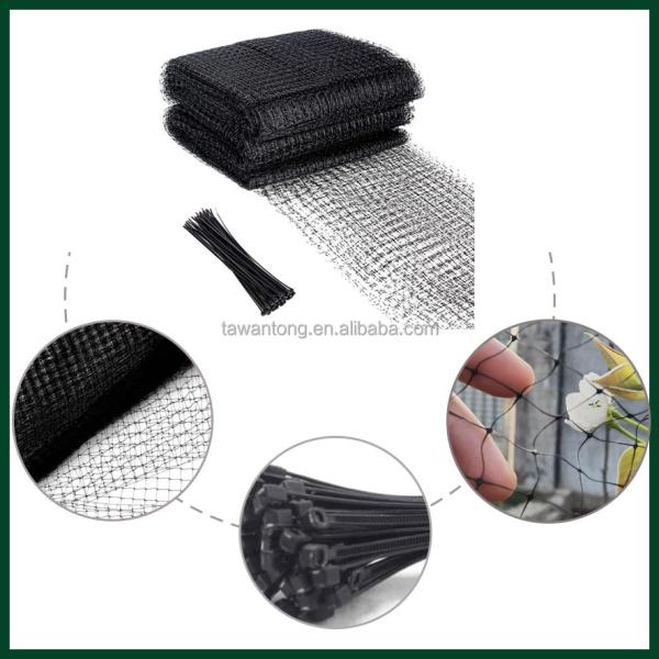 12gsm PP Plastic Net Mesh for Chicken Anti-Bird Netting in Garden Orchard and Vineyard