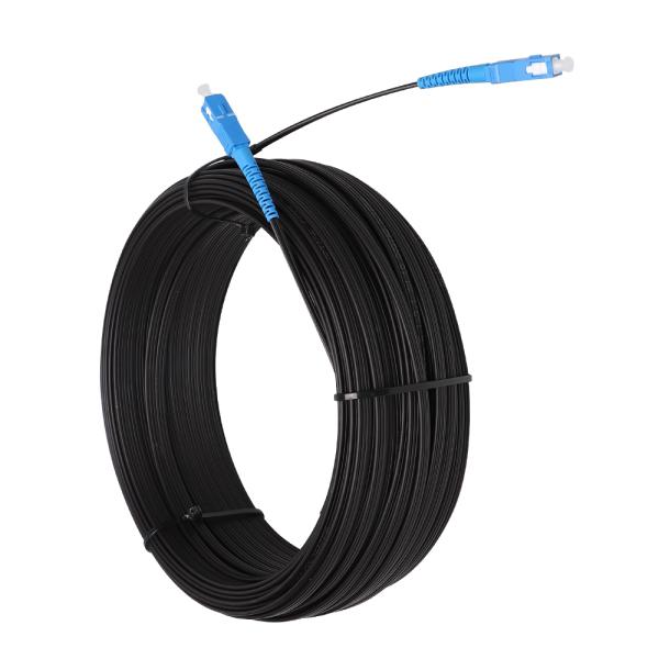 150m Fiber Optic Drop Cable , SC To SC Patch Cord G.657A For Outdoor