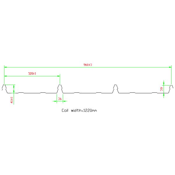 Color sheet steel Kliplock roll forming machine for manufacture