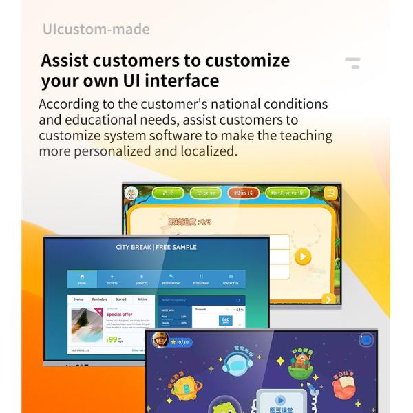 Intelligent Interactive Touch Screen Whiteboard Remote Video Teaching