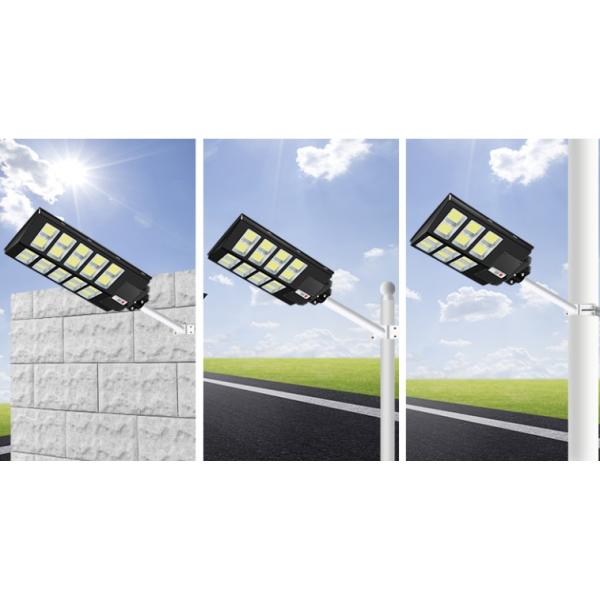 outdoor waterproof IP65 ABS all in one integrated solar powered led street light with auto intensity control 200w