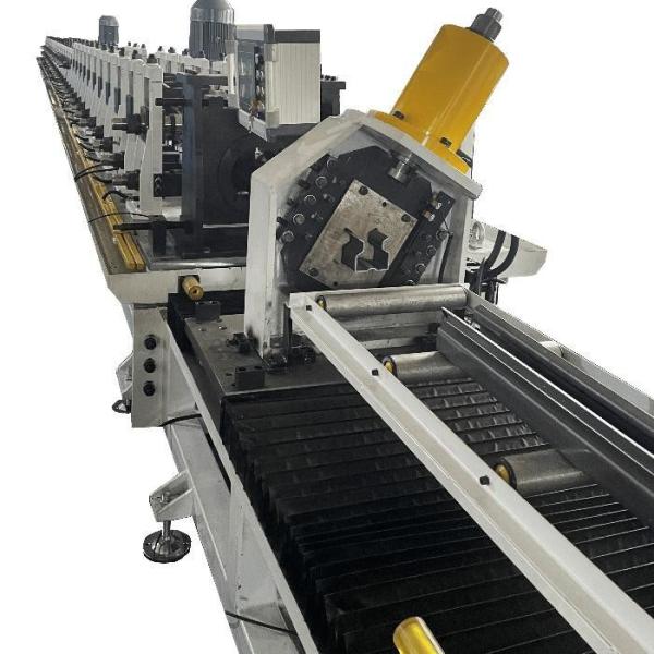 Automatic Gearbox PLC Controlled Cold Upright Rack Roll Forming Machine