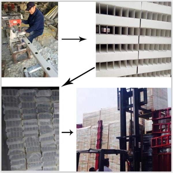 Mass Production Hydroponic NFT PVC Tube NFT Pipe System with 100mm*100mm Size