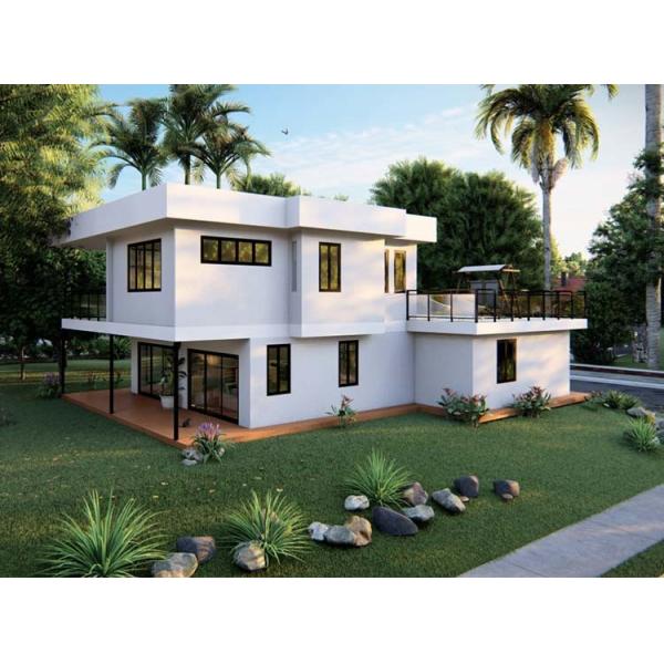 Luxurious Prefabricated Light Steel Frame Prefab Metal House Kits Prefab Home Kits