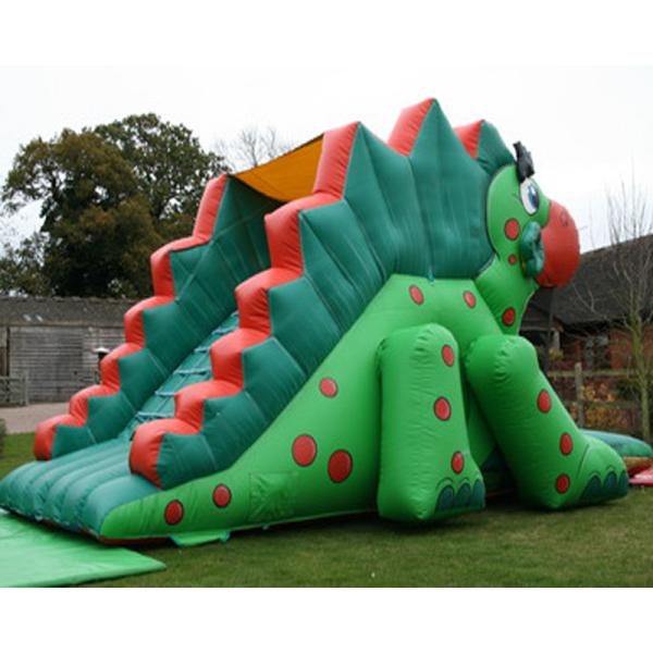 Toddler Inflatable Dinosaur Dry Slide Playground Pvc Combo Bounce Toboggan