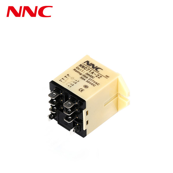 NNC high Power Relay NNC71A(JQX- 30F), electromagnetic relay dc 24V HHC71A flange type