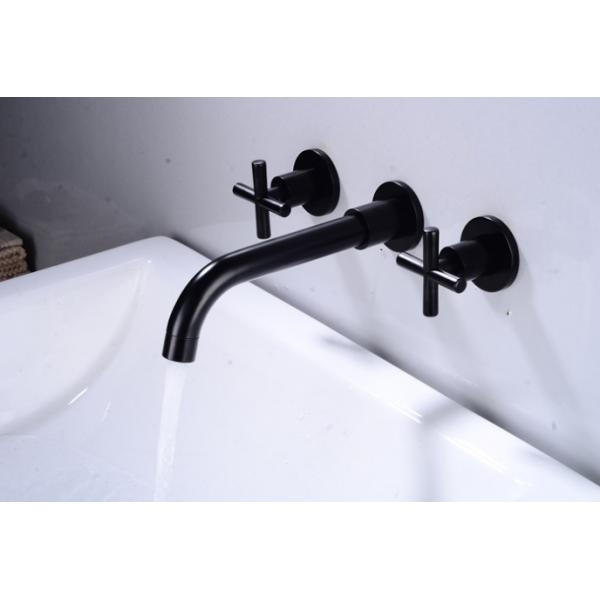 Gold 360 Rotate Wall Mounted 304 SUS Concealed Bath Shower Mixer