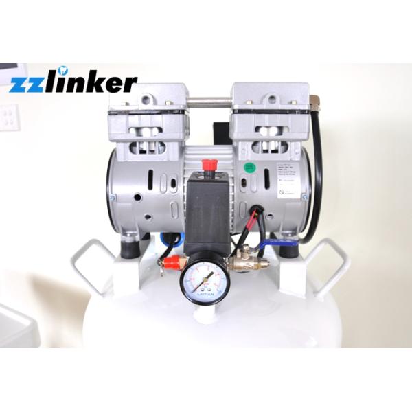 High Volume Portable Gas Powered Air Compressor White / Green Color 32 Liter 545W