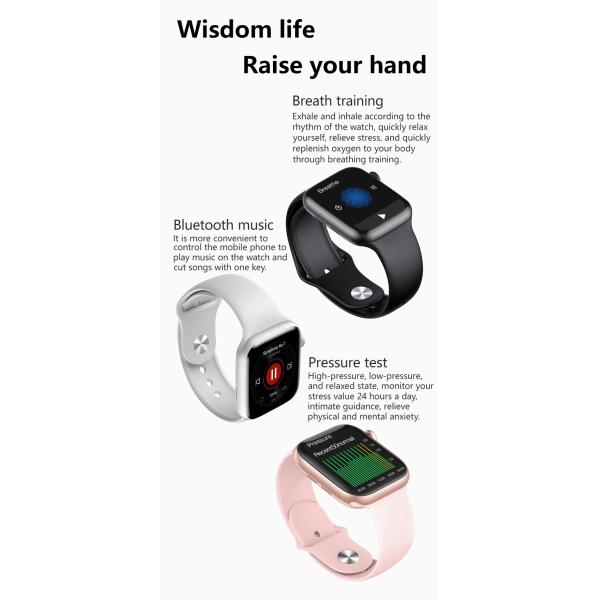 W13+ Android Ios Smart Watch 1.6inch Lithium Polymer Battery IP67 WearFit Pro Rubber Band