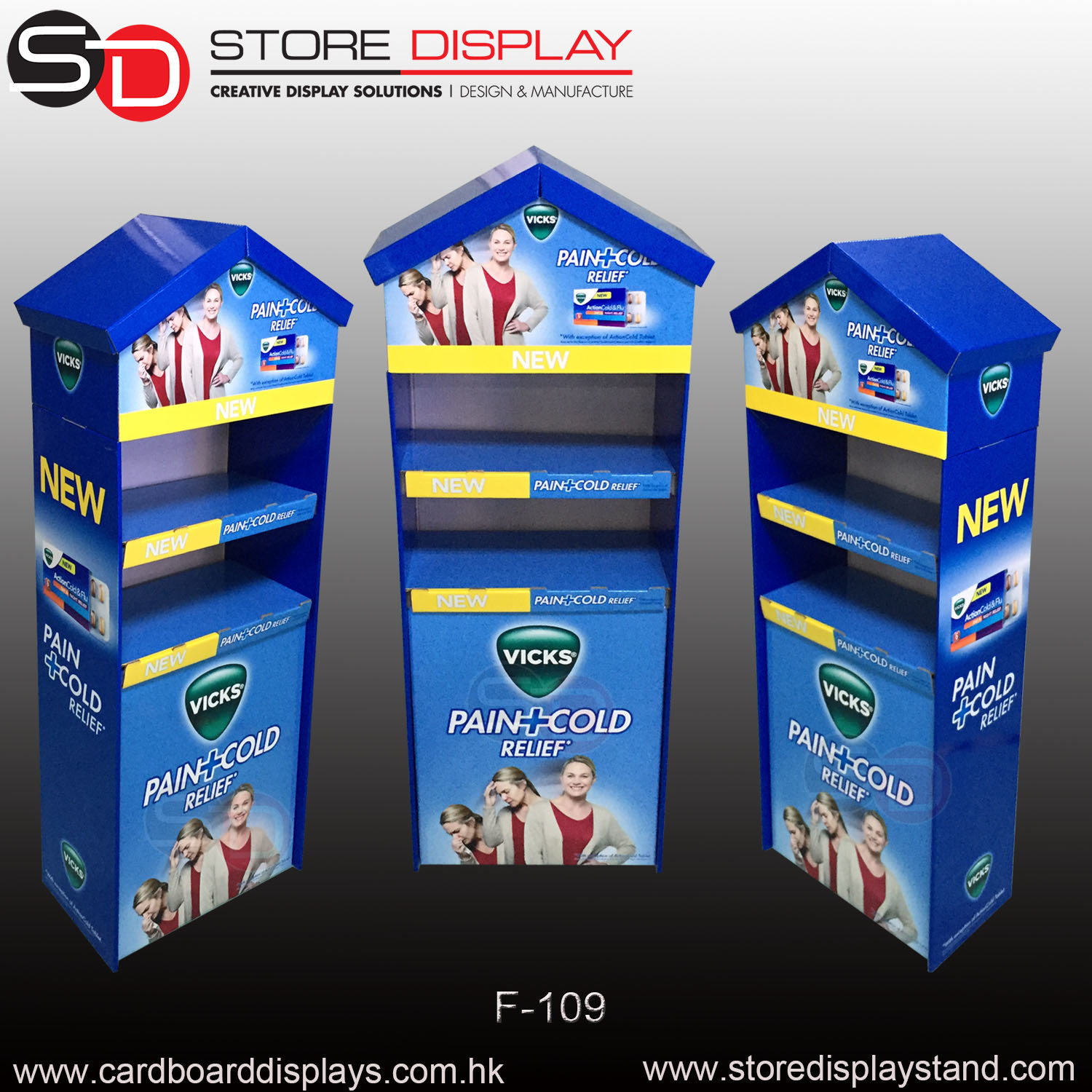 China PDQ custom display stand shelf in house structure wholesale