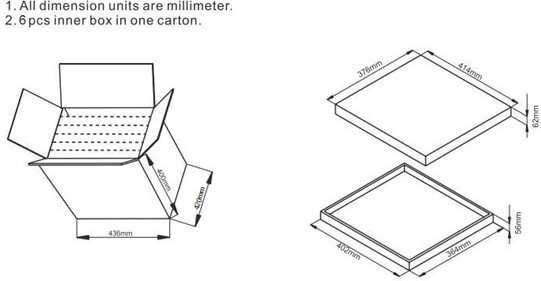600mm*600mm LED Panel Lights,36W Flat Panel