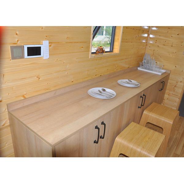 Prefab Tiny House Ready To Ship Made Steel Frame With Trailer On Wheels