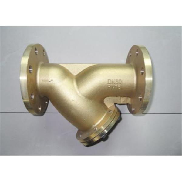 Customized Precision Brass Investment Casting , Water Filter Valve ISO9001