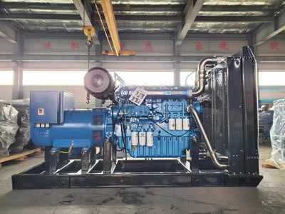 280 KW 350 KVA Open Diesel Generator Set 12 Months Warranty For Industrial