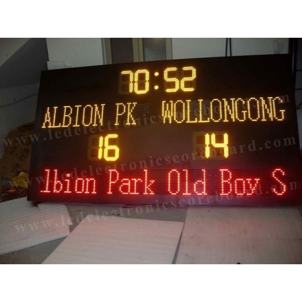 P16mm LED Electronic Scoreboard For Basketball Iron Waterproof Cabinet