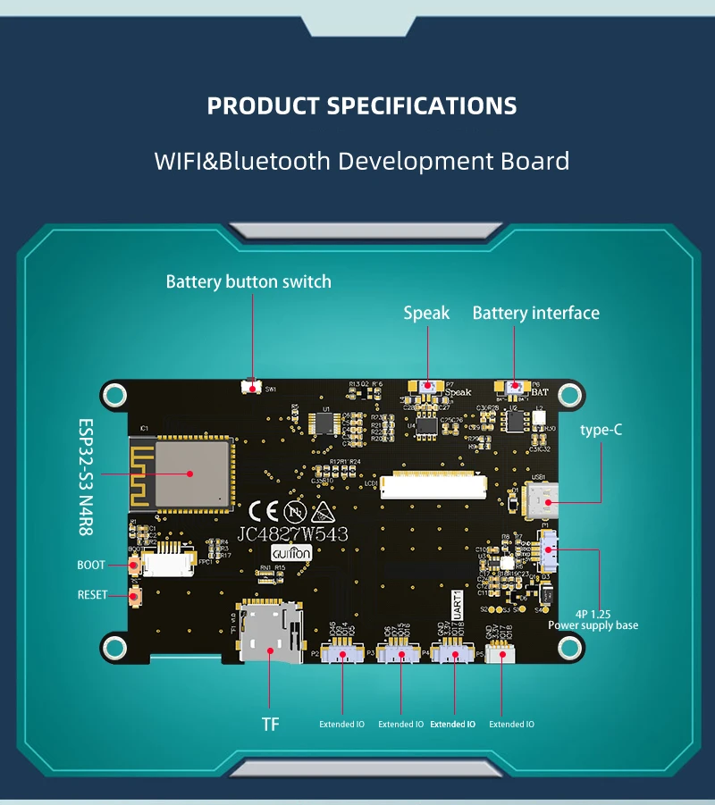JC8048W550 5V Operated IPS TFT LCD Module with 320mA Power Consumption