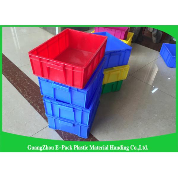 Industrial Euro Plastic Storage Boxes , Customized Heavy Duty Plastic Storage Crates