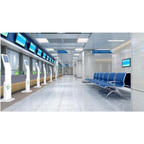 12.9" SPCC Floor Standing LCD Kiosk PC Stand Rotating Enclosure