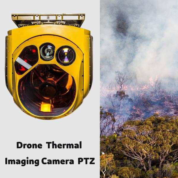 Thermal Infrared EO IR Camera Thermal Drone Camera Anti Congestion Function OEM HXTS80