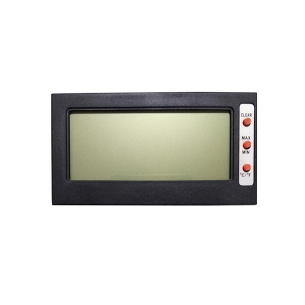 ABS Plastic Min Max Thermometer , Large Panel Digital Temperature And Humidity
