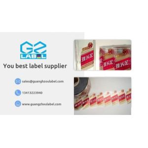 China Paper / plastic Condiment Bottle Labels Custom Permanent Adhesive Stickers wholesale