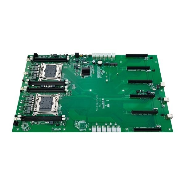 Bitcoin Server Motherboard X99-6PLUS-V5.1 Dual Processor Lga2011 V3 V4 Motherboard