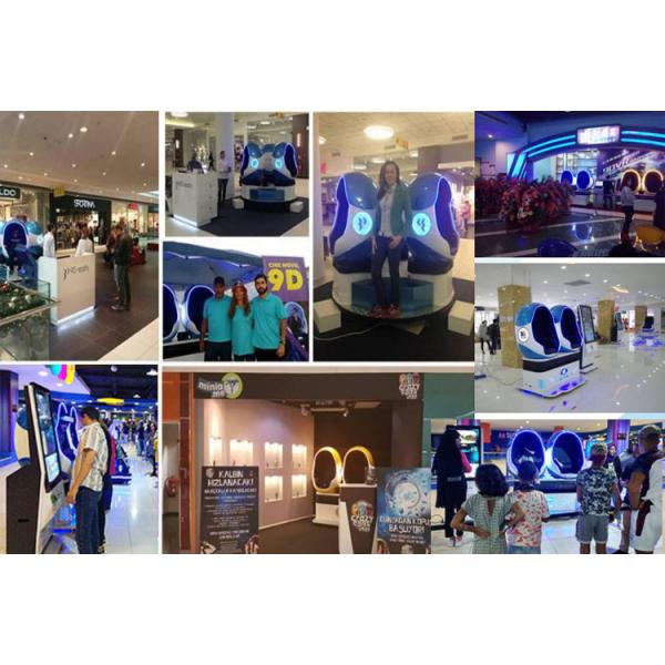 2500w 2K Resolution 9D Virtual Reality Cinema 105 Games