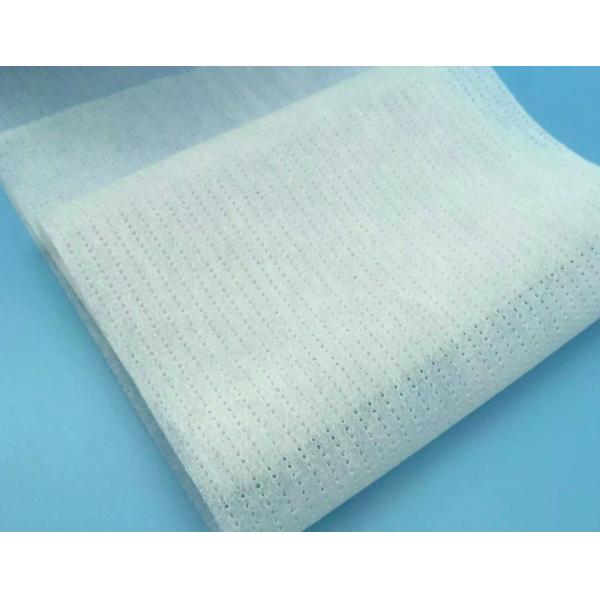Baby Diapers Raw Materials Biodegradable Non Woven Fabric Perforated Hydrophilic